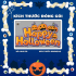 Decal trang trí halloween bóng ma trắng và những quả bí vàng vui nhộn - 1