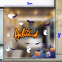 Decal  trang trí halloween combo 2m Mèo đen - 