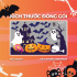 Decal  trang trí halloween combo 2m bóng ma vui nhộn - 2