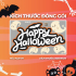  Decal  trang trí halloween  combo 2m  phù thủy dễ thương - 1