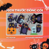 Decal  trang trí halloween combo 2m bí ngô và bóng ma - 1