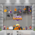 Decal  trang trí halloween combo 3m  dây treo  -