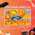 Decal  trang trí halloween combo 4m   - 2