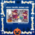 Decal trang trí halloween phù thủy vui nhộn - 3