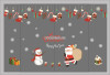 Decal trang trí noel (combo 3) - 