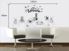 Decal trang trí quán số 8 -