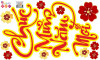 Decal trang trí tết xuân 2020 combo số 31 - 2