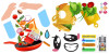 Decal trang trí tủ lạnh số 15 - 1