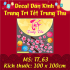 Decal trung thu dán cửa kính ra vào  combo 55 - 1