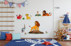 Decal dán decal vua sư tử (lion king), chi tiết rời, dán lớp học mầm non, đẹp TPHCM - 1