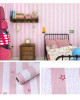 Giấy dán tường màu hồng decal cuộn sọc ngôi sao hồng, dán tường phòng bé, phòng khách, phòng ngủ, sau dán 45cm X 100cm-4,5m2 TPHCM - 