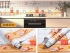 Giấy decal dán bếp hình bánh  - 