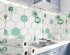 Giấy decal dán bếp hình lục giác -