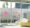 Decal hoa 5 cánh hồng, chi tiết rời, dán tường sau tivi khổ lớn 1,5 x 0,8 (m) (dài x rộng) - 3