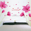 Decal hoa tulip đỏ hàn quốc dán phòng vợ chồng, quán đẹp -