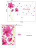 Decal hoa tulip đỏ hàn quốc dán phòng vợ chồng, quán đẹp - 4
