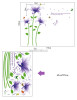 Hoa ly tím decal dán tường, khổ nhỏ 1,7 x 1,4 (m) (dài x rộng), dán phòng ngủ, có sẵn keo TPHCM - 2