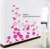 Decal dán hoa mai hồng, phong cách hàn quốc, trang trí phòng khách, khổ nhỏ 1,0 x 1,0 (m) (dài x rộng) tại TPHCM - 2