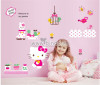 Decal dán hello kitty 6, chi tiết rời, dán tường phòng bé, giá rẻ TPHCM - 1