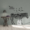 Decal dán ngựa vằn, dán 2 mặt có sẵn keo, trang trí quán cafe, ở TPHCM khổ 1,20 X 1,10 (m) (dài x rộng) - 2