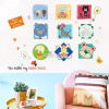 Decal dán những khung hình thú 1, có sẵn keo, dán phòng bé trai, ở TPHCM 0.95 x 0.88 (m) (dài x rộng) - 2