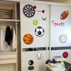 Decal dán quả bóng thể thao, dán 2 mặt có sẵn keo, dán quán cafe, khổ 1,02 X 0,62 (m) (dài x rộng) TPHCM - 2