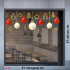 Decal Noel - Qủa châu trắng -