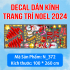 Decal Noel - Noel 372 Ông già noel  - 1