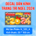 Decal Noel - noel năm 2024 - 1