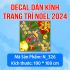 Decal Noel - Vui giáng sinh cùng ông già noel - 2