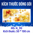 Decal Noel - Người tuyết trắng và ông già vẫy chào - 4