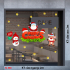 Decal Noel -Ông già noel và tuần lộc 1 -