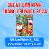 Decal Noel - Vui chào noel  - 3