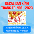 Decal Noel -Chào mừng ông già noel tới  - 1
