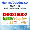Noel- Chữ Merry Christmas and Happy New Year 1 - 1