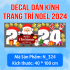 Decal Noel -chữ số 2024 - 1