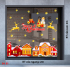Decal Noel  - Ngôi nhà giáng sinh màu đỏ -