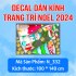 Decal Noel -Dây treo hộp quà - 3