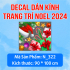 Decal Noel-  Noel 161 Ông già và tuần lộc - 1