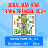 Decal Noel-  Noel 161 Ông già và tuần lộc - 5