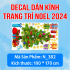 Decal Noel- Noel 178 cây thông xanh - 3