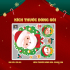 Decal Noel -Ông bà già Noel vui giáng sinh - 1