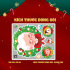 Decal Noel -Ông bà già Noel vui giáng sinh - 2