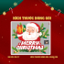 Decal Noel -Ông bà già Noel vui giáng sinh - 3