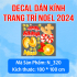 Decal Noel -noel năm 2024  - 1