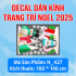 Decal Noel 427 -Người tuyết - 1
