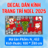 Decal Noel 432 -Đoàn tàu noel - 1