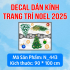 Decal Noel 433 - Đoàn tàu - 1