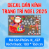 Decal Noel 437 -Ông già noel - 1