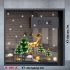 Decal Noel 466A -Tuần lộc vàng -